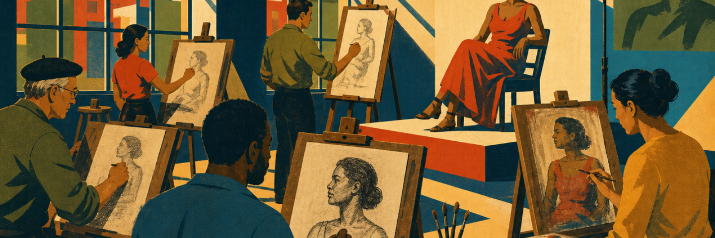 Portrait Drawing and Painting hero image