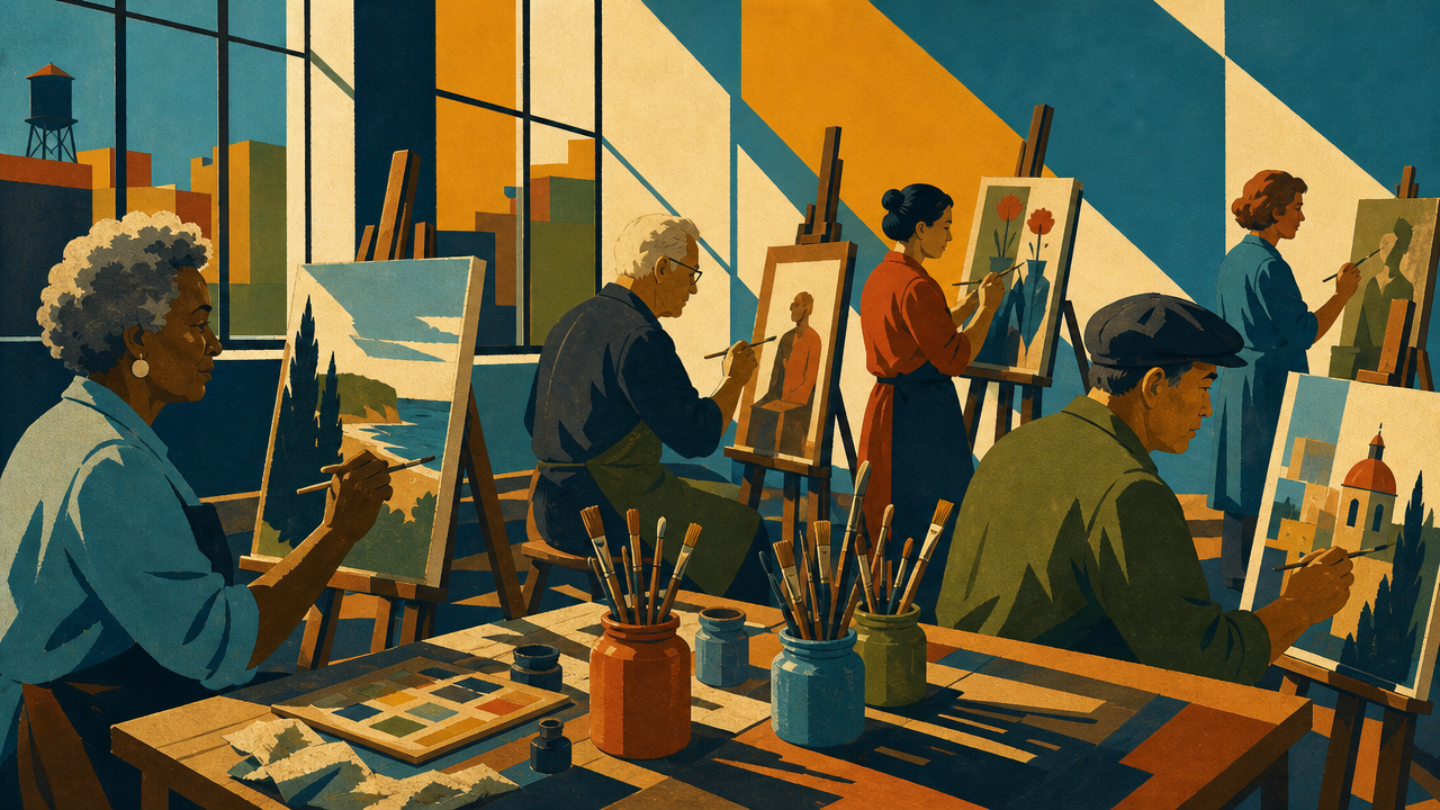 Senior Art Class hero image
