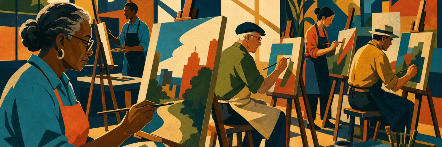 Senior Art Class hero image