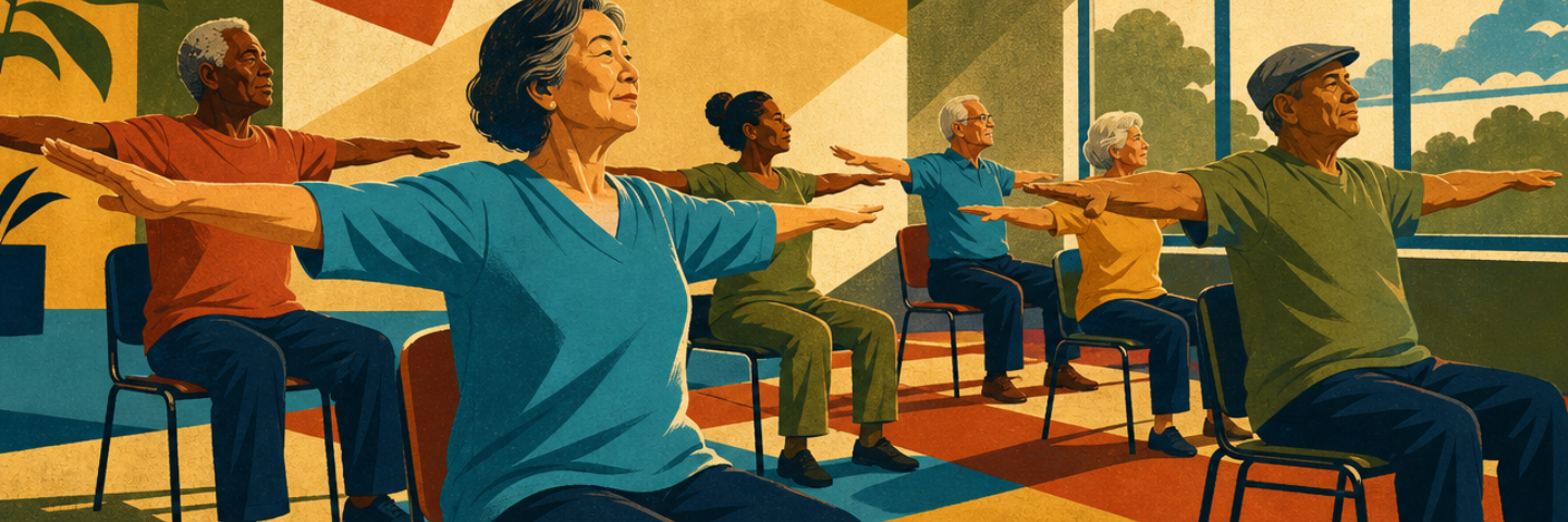 Chair Stretch, Flex & Strengthen hero image