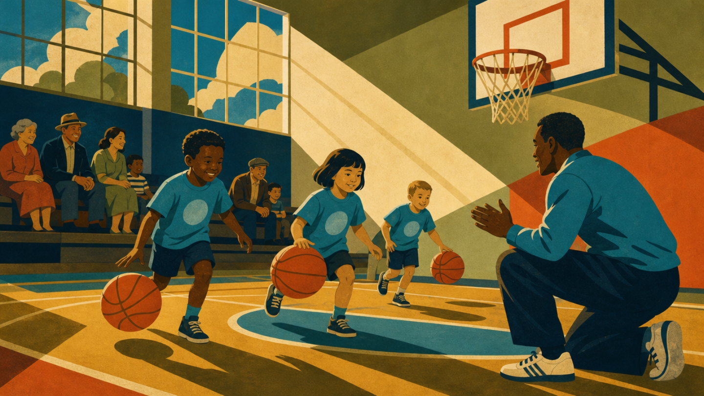 Co-Ed Youth Basketball League hero image