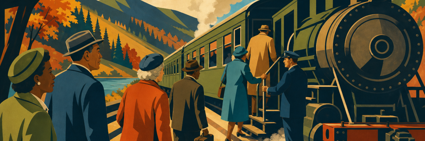 Bus Trip: Essex Steam Train hero image