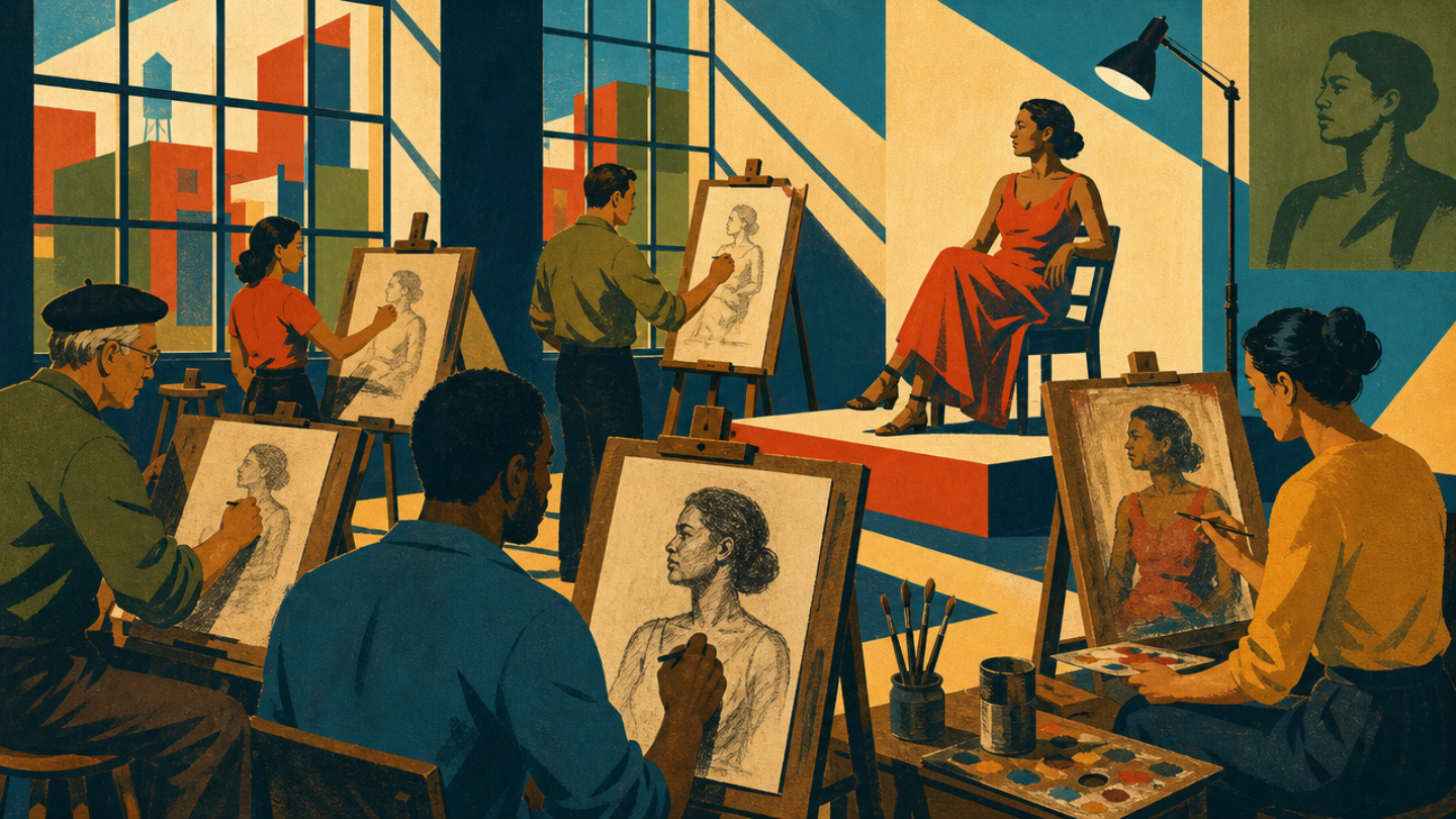 Portrait Drawing and Painting hero image