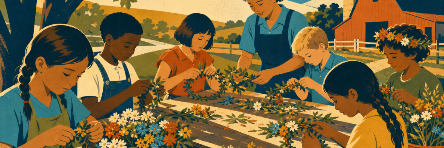 Flower Crown Workshop for Kids hero image