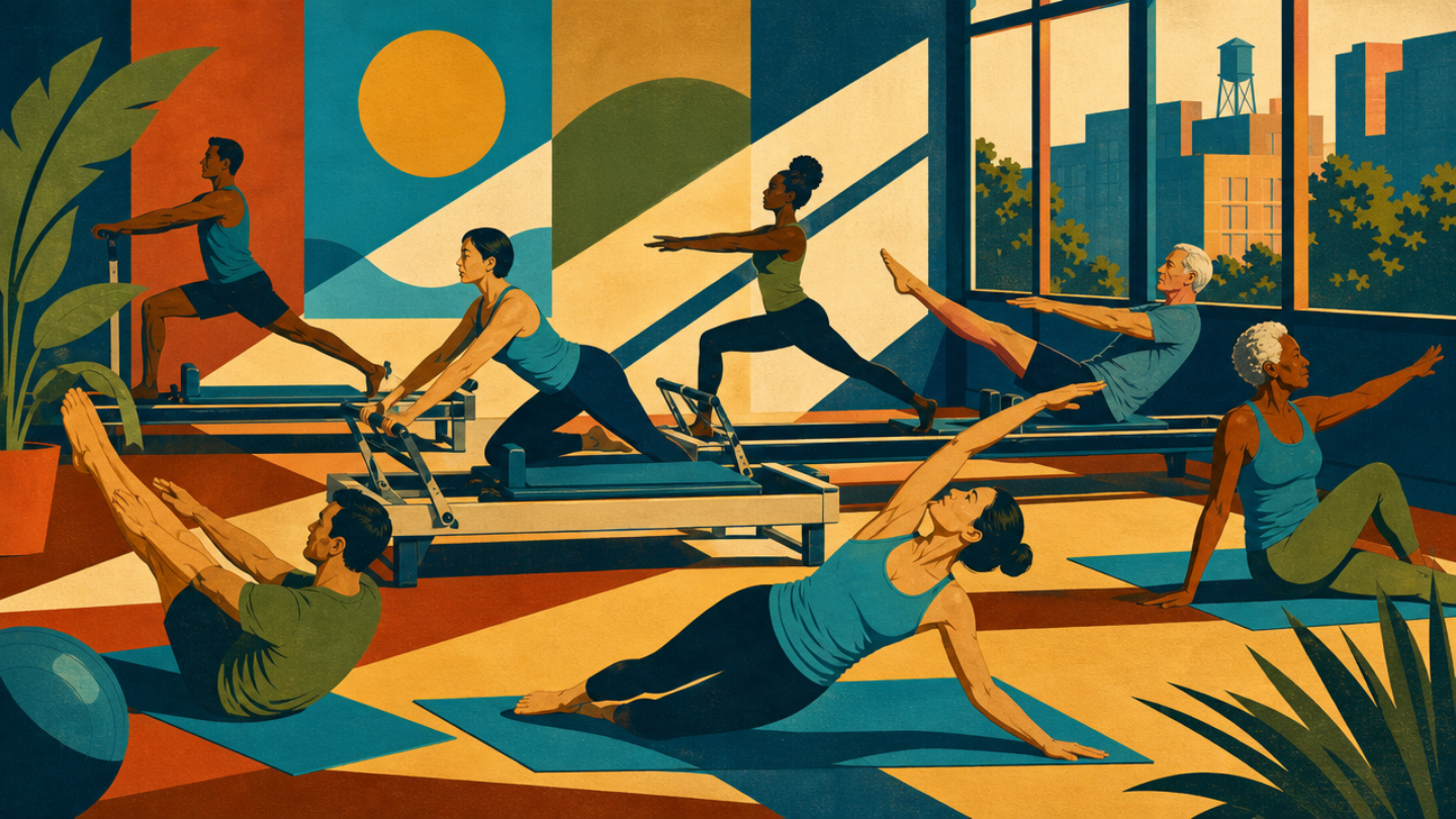 Intermediate Pilates hero image