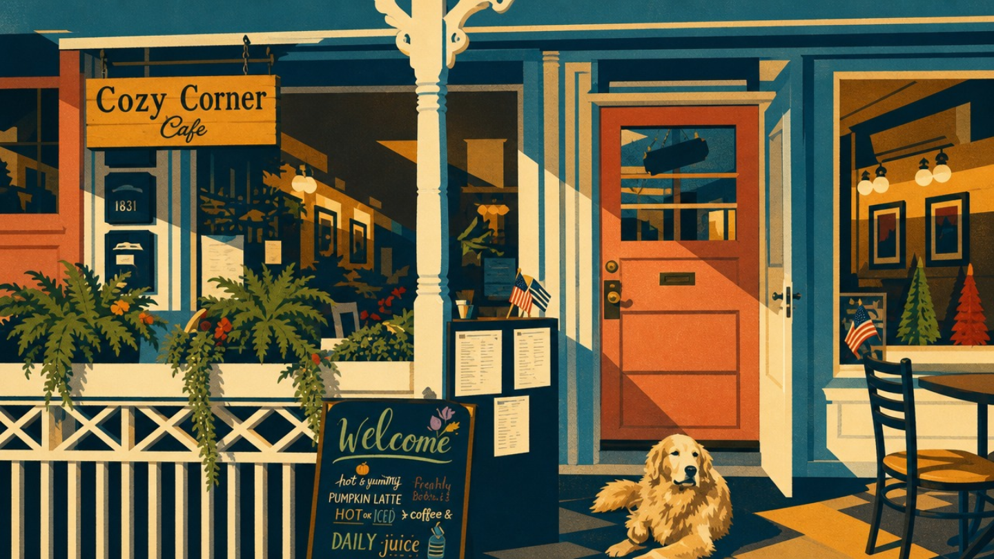 Cozy Corner Cafe hero image